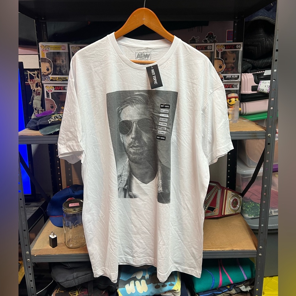 All Elite Wrestling AEW Orange Cassidy Yearbook Hot Topic T-Shirt